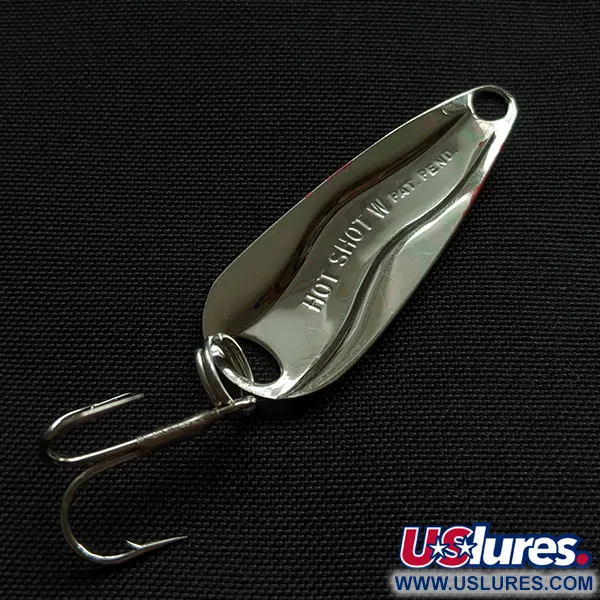 Luhr Jensen Hot Shot W, нікель/червоний, 1,3 г, блесна коливалка (колебалка) #21772