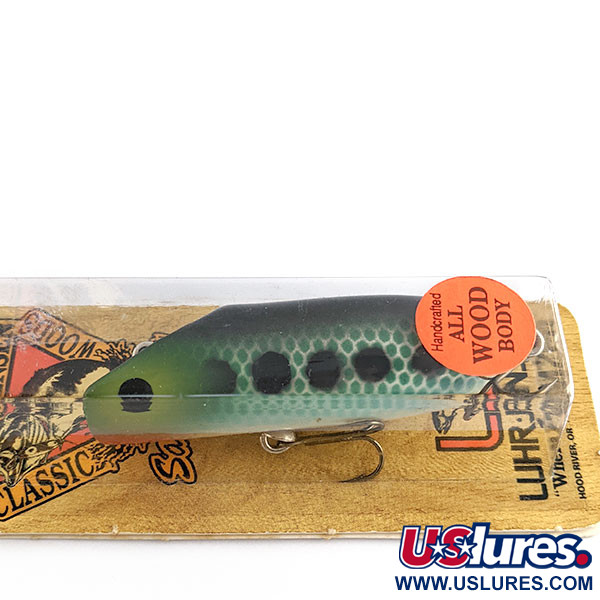  Luhr Jensen Bass Oreno Classic Woods Sam Griffin, Black Bass, 14 г, воблер #21802