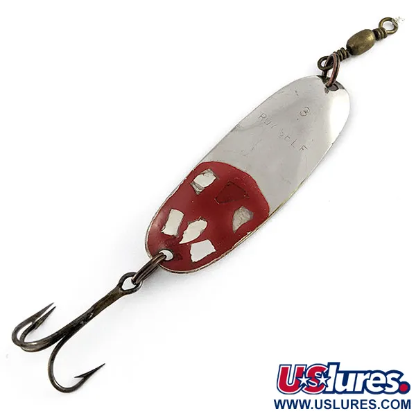  Roy Self, нікель/червоний, 7 г, блесна коливалка (колебалка) #21821