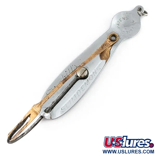 Frabill's Slim Demon Weedless , нікель, 14 г, блесна коливалка (колебалка) #21837