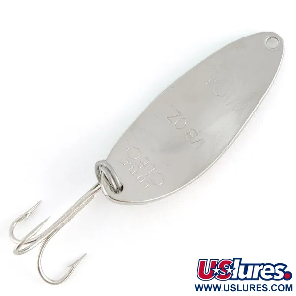 Acme Little Cleo (1980-х років), нікель/зелений, 9 г, блесна коливалка (колебалка) #21849