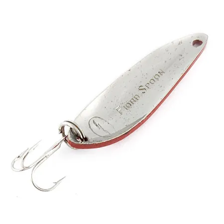 Acme Fiord Spoon Jr Lightning (50-х років), червоний/білий/нікель, 7 г, блесна коливалка (колебалка) #21860