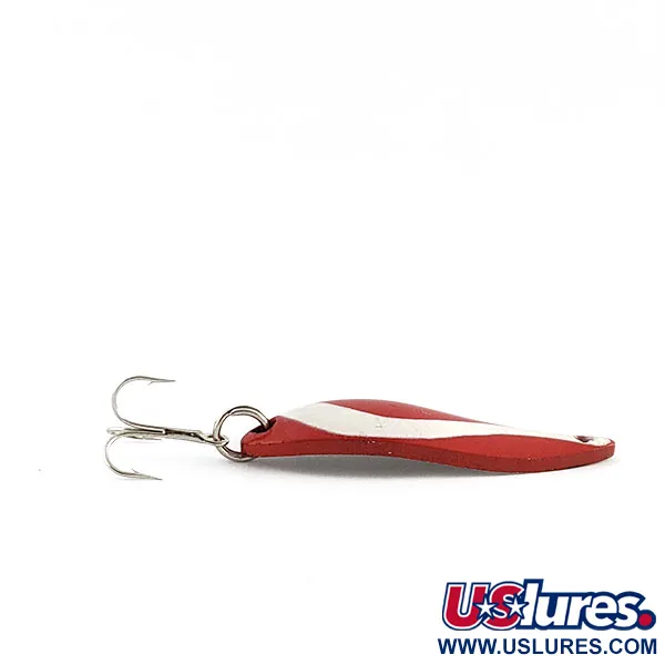 Acme Fiord Spoon Jr Lightning (50-х років), червоний/білий/нікель, 7 г, блесна коливалка (колебалка) #21860