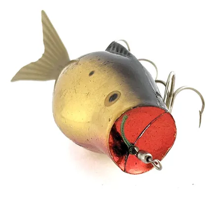 Powerpak Spring activated surface minnow (1990-x років), Gold, 14 г, воблер #21887