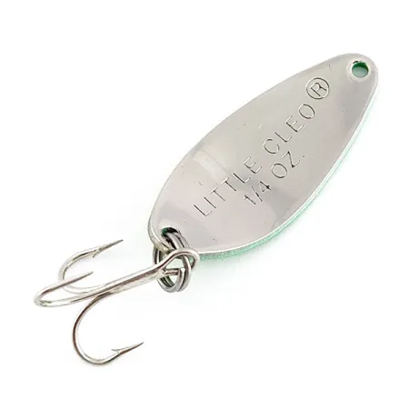 Acme Little Cleo, жовтий/зелений/нікель, 7 г, блесна коливалка (колебалка) #21896