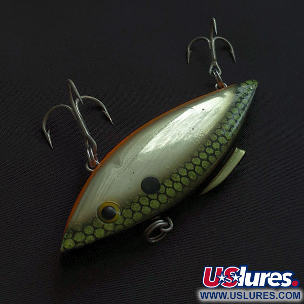  Bill Lewis Rat-L-Trap, (RT39C ) Gold Tenn Shad on Chrome , 14 г, воблер #21923