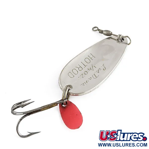  Les Davis Hotrod, nikiel/czerwony, 7 г, блесна коливалка (колебалка) #21929