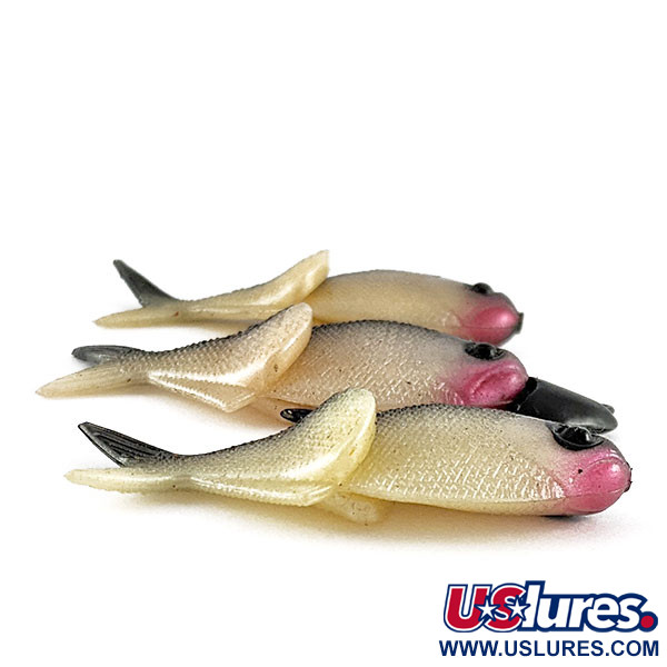 Creme Lure Co Creme Lit'l Fishie 2" Rigged Shad Black Back,  Shad Black Back, 7 г, до рибалки #21968