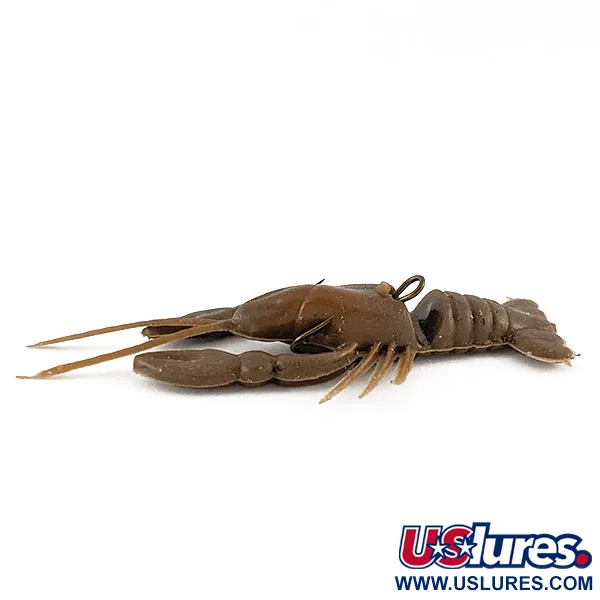 Snag Proof Original Soft Craw Brown Crawdad, Brown Crawdad, 4 г, до рибалки #21981