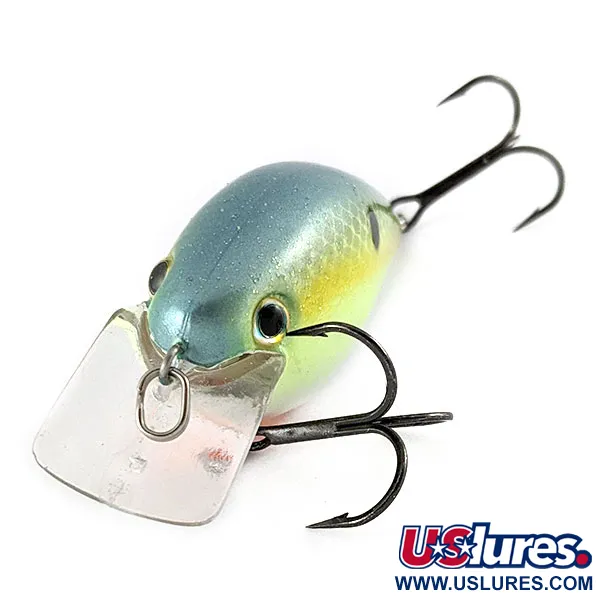  Strike King KVD 1.5 Silent square bill, Chartreuse Sexy Shad​, 12 г, воблер #21990