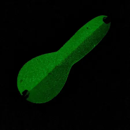 Glen Evans Loco 2, білий/зелений Glow - світиться у темряві, 10 г, блесна коливалка (колебалка) #22000