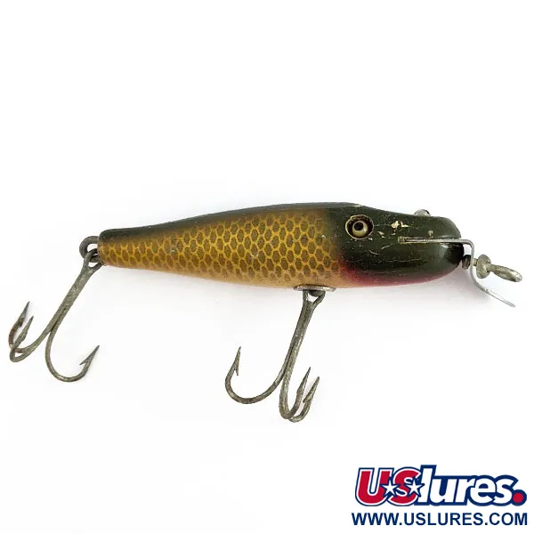  Creek Chub 933 Baby Pikie Glass Eyes , Pike, 14 г, воблер #22011