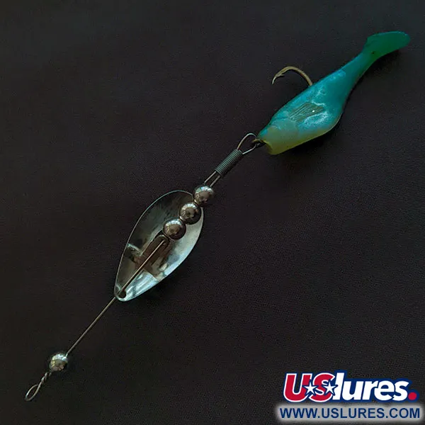  Worth June bug, нікель/синій, 5 г, блешня оберталка (вертушка) #22027