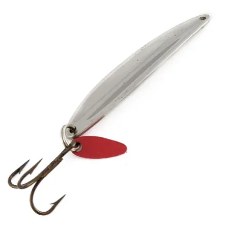 Bay de Noc Swedish Pimple Flute Spoon, нікель, 6 г, блесна коливалка (колебалка) #22050