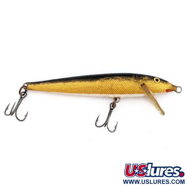  Rapala Original Floater F9 (Finland), G (Gold), 4 г, воблер #22082