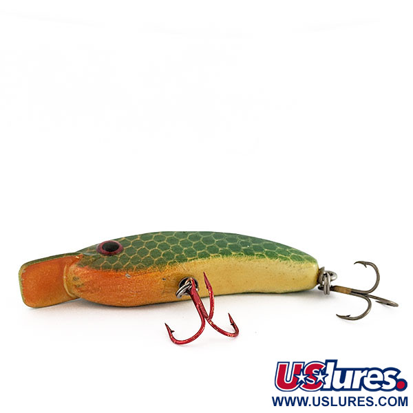 Other Vintage Handcrafted crankbait wooden fishing lure, , 17 г, воблер #22090