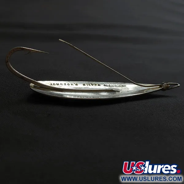  Johnson Silver Minnow, срібло, 21 г, блесна коливалка (колебалка) #22127