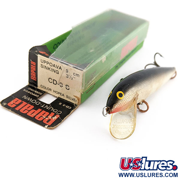  Rapala Countdown CD9 (Finland), S (Silver), 12 г, воблер #22175