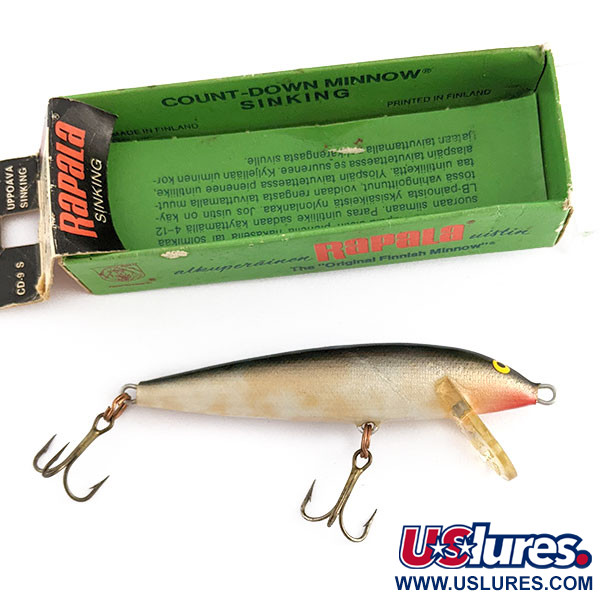  Rapala Countdown CD9 (Finland), S (Silver), 12 г, воблер #22175