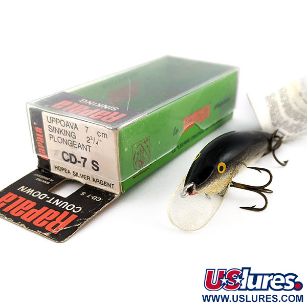  Rapala Countdown CD7 (Finland), S (Silver), 8 г, воблер #22176