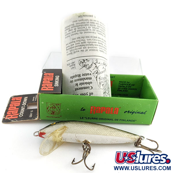  Rapala Countdown CD7 (Finland), S (Silver), 8 г, воблер #22176