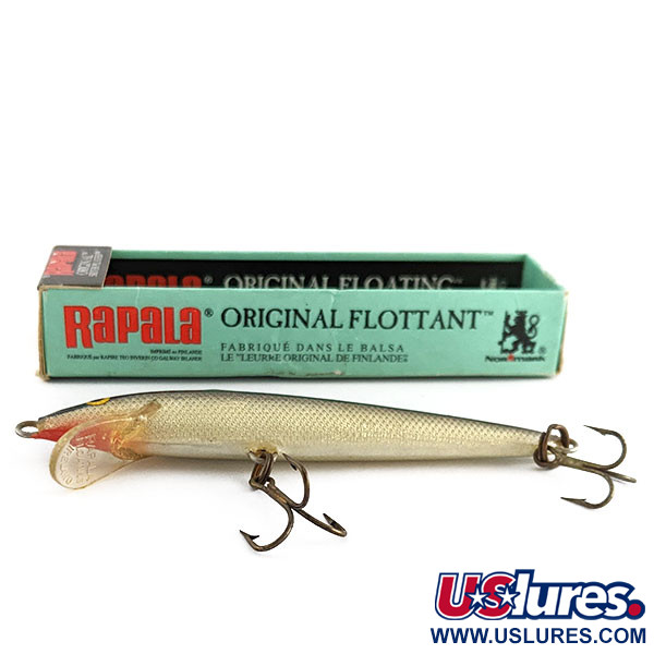  Rapala Original Floater F9, S (Silver), 4 г, воблер #22177