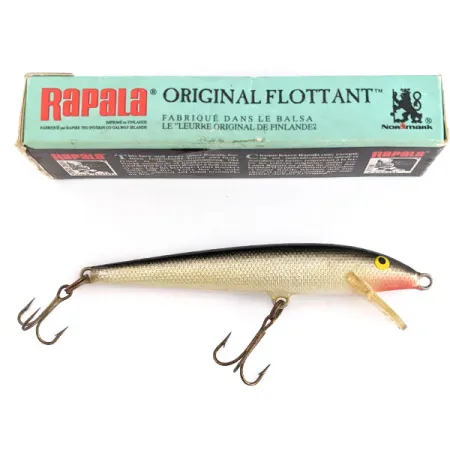 Rapala Original Floater F9, S (Silver), 4 г, воблер #22177