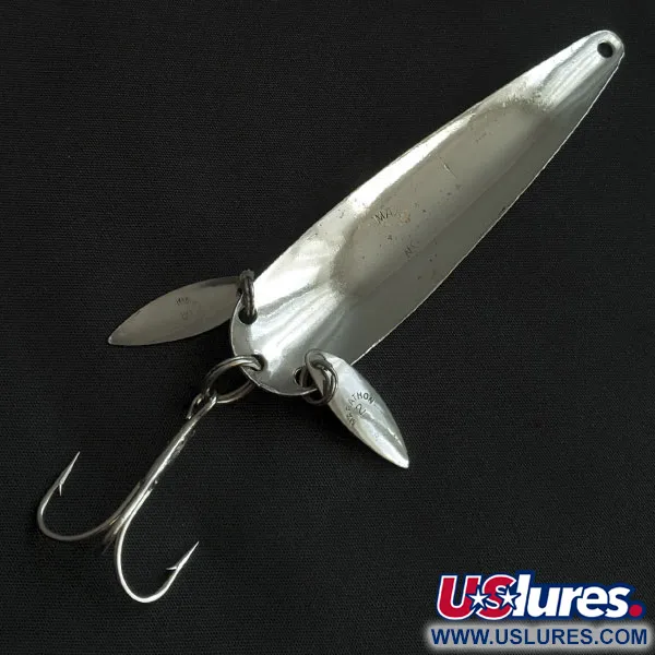 Marathon з пелюстками, нікель/зелений/чорний, 17  г, блесна коливалка (колебалка) #22181