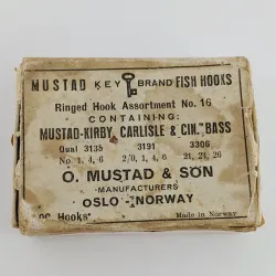 Mustad Ringed Hook Assortment №16