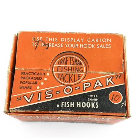 Glen Evans Glen L Evans Vis-O-Pack Fish Hooks , до рибалки #22202