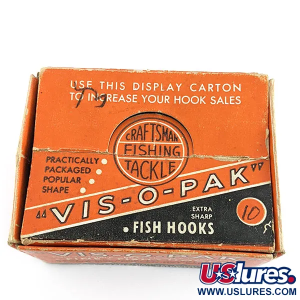 Glen Evans Glen L Evans Vis-O-Pack Fish Hooks , , , до рибалки #22202