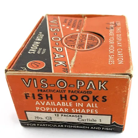 Glen Evans Glen L Evans Vis-O-Pack Fish Hooks , до рибалки #22202