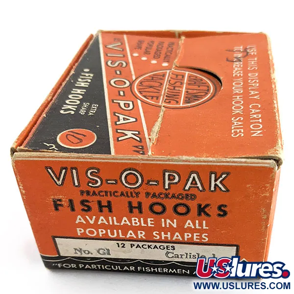 Glen Evans Glen L Evans Vis-O-Pack Fish Hooks , , , до рибалки #22202