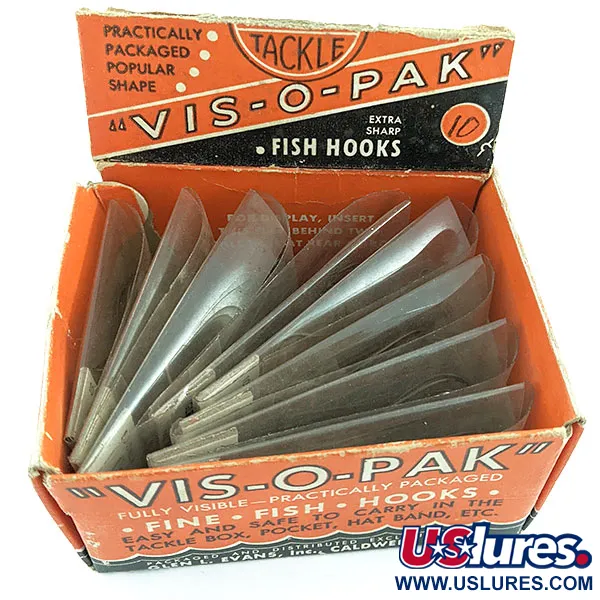 Glen Evans Glen L Evans Vis-O-Pack Fish Hooks , , , до рибалки #22202