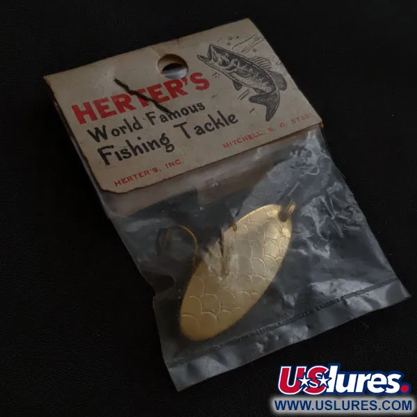 Herter's Spinner, gold, 5 г, блешня оберталка (вертушка) #22263