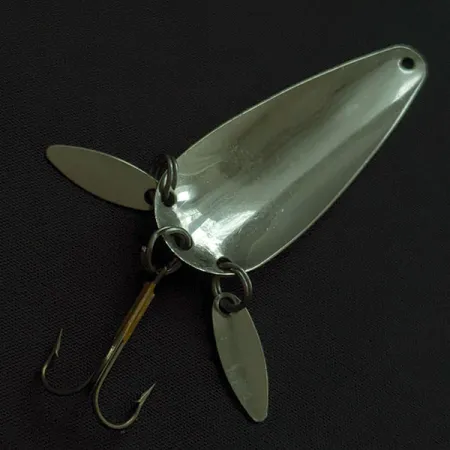 Luhr Jensen Rattlesnake, нікель/червоний, 12 г, блесна коливалка (колебалка) #22274