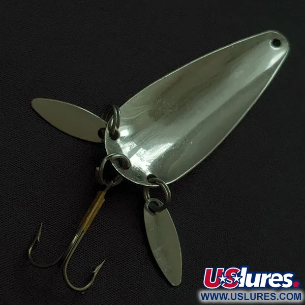 Luhr Jensen Rattlesnake, нікель/червоний, 12 г, блесна коливалка (колебалка) #22274