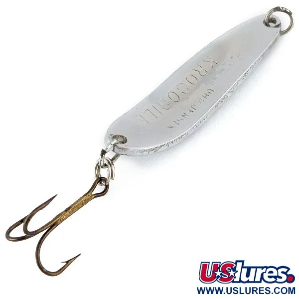 Luhr Jensen Krocodile #3, нікель, 14 г, блесна коливалка (колебалка) #22284