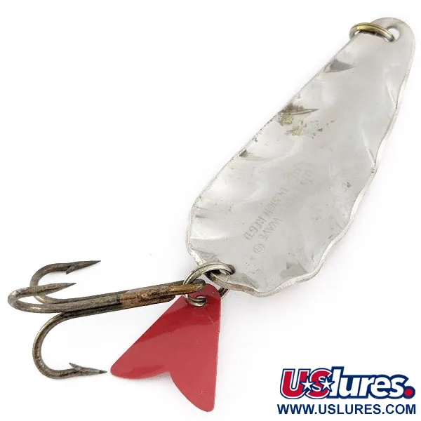 AL&W Tackle AL&W Full Wave Design REG'D, нікель/червоний/білий, 25 г, блесна коливалка (колебалка) #22300