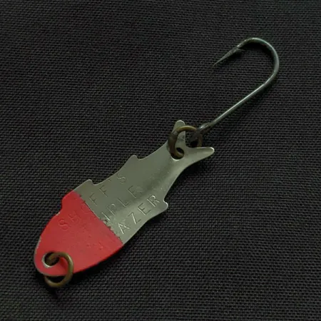 Shoff's Triple Teazer, нікель/червоний, 1,1 г, блесна коливалка (колебалка) #22327