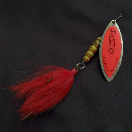 Mepps Giant Killer, silver/red, 30 г, блешня оберталка (вертушка) #22328