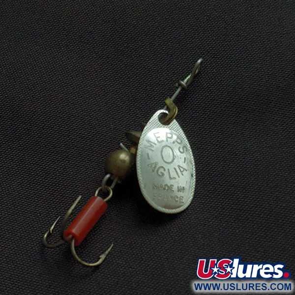 Mepps Aglia 0, silver, 2,5 г, блешня оберталка (вертушка) #22330