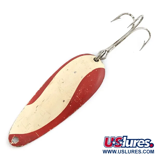  Worth Chippewa, червоний/білий/нікель, 14 г, блесна коливалка (колебалка) #22349