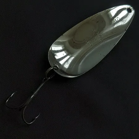 Worth Chippewa Steel Spoon, чорний/червоний/нікель, 14 г, блесна коливалка (колебалка) #22358