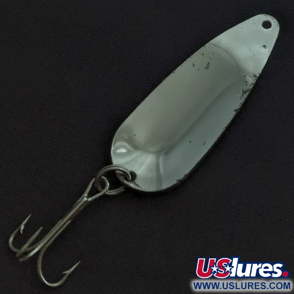 Worth Chippewa Steel Spoon, нікель/жовтий/червоний, 11 г, блесна коливалка (колебалка) #22383