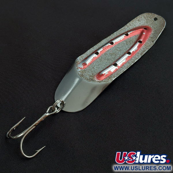 Great Lakes Lures Charger №3, нікель/червоний/гліттер, 21 г, блесна коливалка (колебалка) #22425