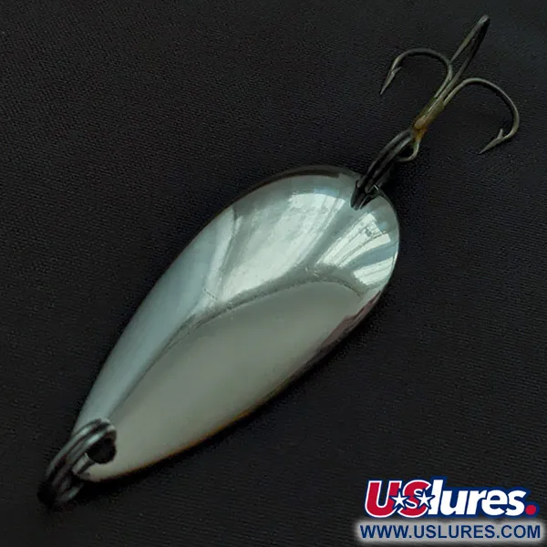  Worth Chippewa Steel Spoon, нікель, 9 г, блесна коливалка (колебалка) #22443