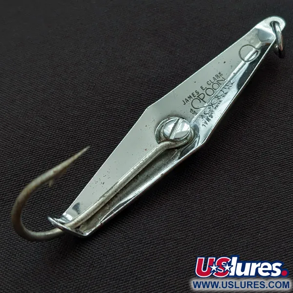 James E. Clark  James Clark spoon, нікель, 5 г, блесна коливалка (колебалка) #22462