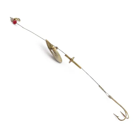 Lucky Strike June Bug Spinner, нікель/латунь/червоний, 7 г, блешня оберталка (вертушка) #22465