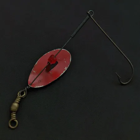 Lucky Strike June Bug Spinner, нікель/латунь/червоний, 7 г, блешня оберталка (вертушка) #22465